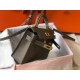 Hermes Kelly Mini II Sellier Bag In Taupe Epsom Leather