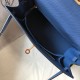 Hermes Kelly 25cm Sellier Bag in Blue Agate Epsom Calfskin GHW