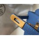 Hermes Kelly 25cm Sellier Bag in Blue Agate Epsom Calfskin GHW