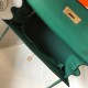 Hermes Kelly 25cm Sellier Bag in Malachite Epsom Calfskin GHW