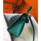 Hermes Kelly 25cm Sellier Bag in Malachite Epsom Calfskin GHW