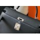 Hermes Kelly 25cm Sellier Bag in Black Epsom Calfskin