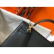 Hermes Kelly 25cm Sellier Bag in Black Epsom Calfskin