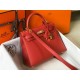 Hermes Kelly 25cm Sellier Bag in Red Epsom Calfskin GHW