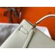 Hermes Kelly 25cm Sellier Bag in Craie Epsom Calfskin GHW