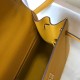 Hermes Kelly 25cm Sellier Bag in Jaune Ambre Epsom Calfskin GHW