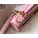 Hermes Kelly 28cm Retourne Bag in Pink Clemence Leather GHW