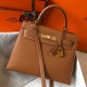 Hermes Kelly 28cm Sellier Bag in Gold Epsom Calfskin GHW