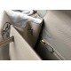 Hermes Kelly 28cm Sellier Bag in Gris Asphalt Epsom Calfskin GHW