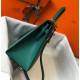 Hermes Kelly 28cm Sellier Bag in Malachite Epsom Calfskin GHW