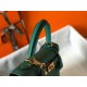 Hermes Kelly 28cm Sellier Bag in Malachite Epsom Calfskin GHW