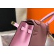 Hermes Kelly 28cm Sellier Bag in Mauve Sylvestre Epsom Calfskin GHW