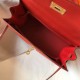 Hermes Kelly 28cm Sellier Bag in Red Epsom Calfskin GHW