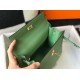 Hermes Kelly 28cm Sellier Bag in Vert Cypres Epsom Calfskin GHW