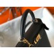 Hermes Kelly 32cm Sellier Bag in Black Epsom Calfskin GHW