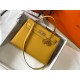 Hermes Kelly 32cm Sellier Bag in Yellow Epsom Calfskin GHW