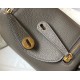 Hermes Lindy Mini Bag In Etain Clemence Leather GHW