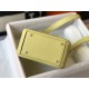 Hermes Lindy Mini Bag In Jaune Poussin Clemence Leather GHW