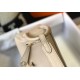 Hermes Lindy Mini Bag In Trench Clemence Leather GHW