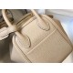 Hermes Lindy Mini Bag In Trench Clemence Leather GHW