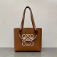 Loewe Anagram Small Tote In Tan Classic Calfskin