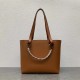 Loewe Anagram Small Tote In Tan Classic Calfskin