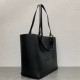 Loewe Anagram Medium Tote Bag In Black Calfskin