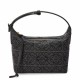 Loewe Cubi Small Bag In Black Anagram Jacquard