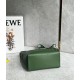 Loewe Cubi Small Bag in Green Calfskin and Jacquard