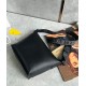 Loewe Cubi Small Bag in Black Calfskin and Jacquard