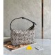 Loewe Cubi Medium Bag in White Anagram Jacquard