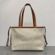 Loewe Cushion Medium Tote In Beige Anagram Jacquard