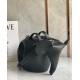 Loewe Large Elephant Bag in Black Calfskin