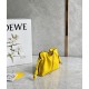 Loewe Flamenco Nano Clutch In Yellow Nappa Leather