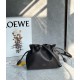 Loewe Mini Flamenco Clutch Bag in Chocolate Nappa Calfskin