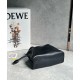 Loewe Mini Flamenco Clutch Bag in Black Nappa Calfskin