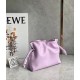 Loewe Mini Flamenco Clutch Bag In Bloom Orchid Calfskin