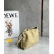 Loewe Mini Flamenco Clutch Bag In Clay Green Calfskin