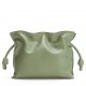 Loewe Mini Flamenco Clutch Bag In Rosemary Calfskin