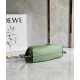 Loewe Mini Flamenco Clutch Bag In Rosemary Calfskin