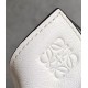 Loewe Mini Flamenco Clutch Bag In White Calfskin