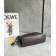 Loewe Flamenco Clutch Bag in Chocolate Nappa Calfskin