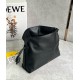 Loewe Flamenco Clutch Bag in Black Nappa Calfskin