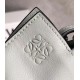 Loewe Flamenco Clutch Bag In Ash Grey Calfskin