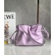 Loewe Flamenco Clutch Bag In Bloom Orchid Calfskin