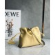 Loewe Flamenco Clutch Bag In Dark Butter Calfskin