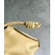 Loewe Flamenco Clutch Bag In Dark Butter Calfskin