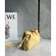 Loewe Flamenco Clutch Bag In Dark Butter Calfskin