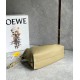 Loewe Flamenco Clutch Bag In Clay Green Calfskin