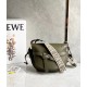 Loewe Gate Small Bag In Green Calfskin and Jacquard